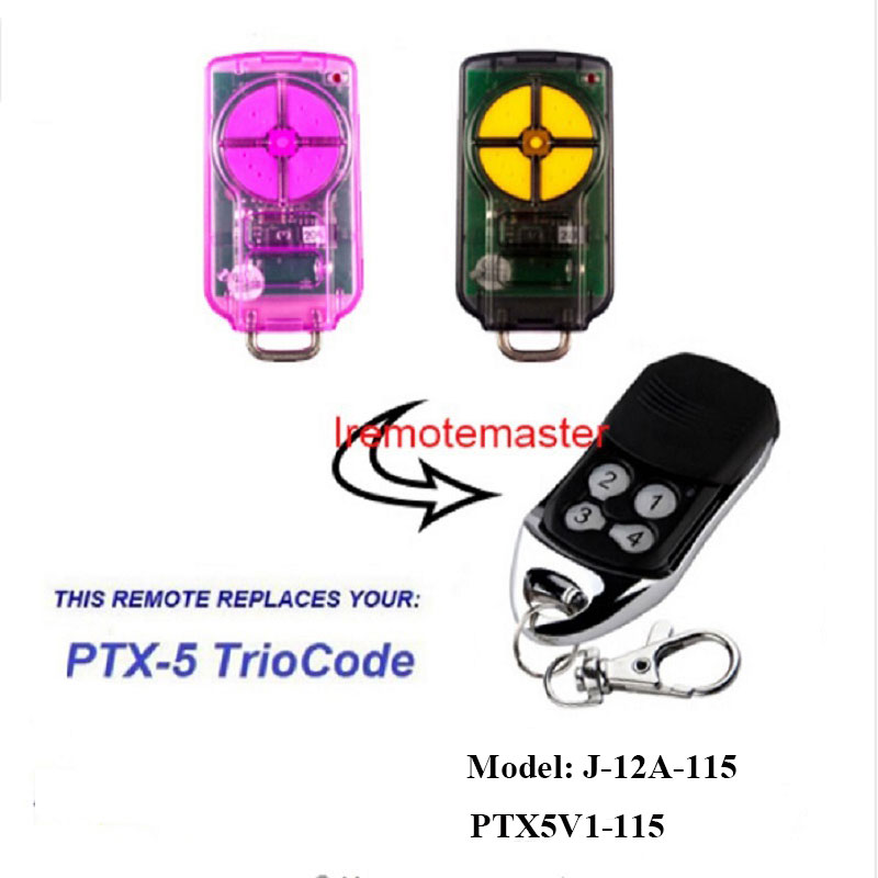 Untuk PTX5 V1 TrioCode Gate Penggantian Pintu Jauh 433.92MHz Rolling Code